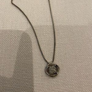 David Yurman Infinity Pendant with Diamonds
